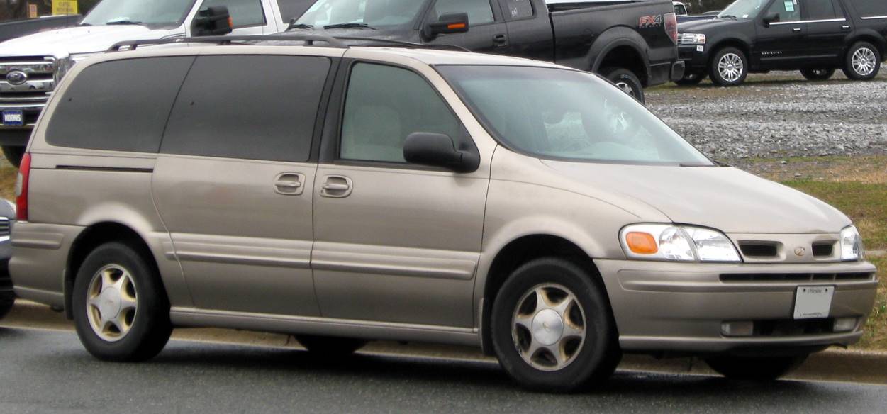 2000 oldsmobile minivan silhouette